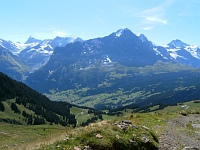Blick auf eiger Nordwand