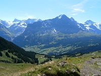 Blick auf eiger Nordwand