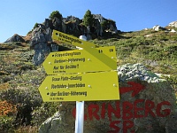 Abzweig zur Grinbergspitze