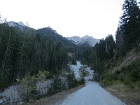 Anstieg ber Forstweg