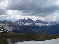 Gipfelblick auf die Geislerspitzen