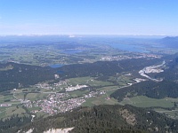 Gipfelblick nach Norden (Vils, Fssen, Forggensee (ganz rechts))
