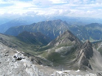 Gipfelblick nach Westen